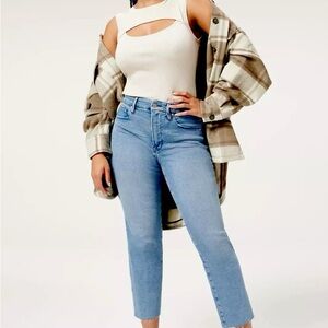 Good American Good Legs Jeans Blue High-Rise Size 6/28